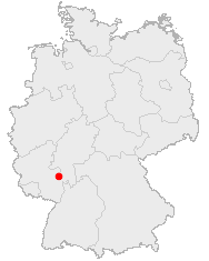 Abbildung: Deutschlandkarte, Mannheim
