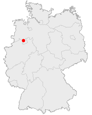 Deutschlandkarte: Osnabrueck